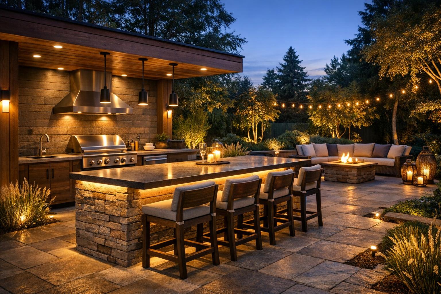 Thumbnail for: Guide ultime de l'éclairage pour cuisines extérieures