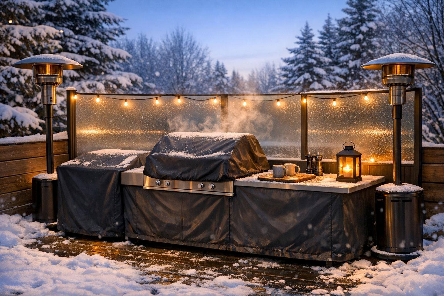 Thumbnail for: Peut-on Utiliser une Cuisine Extérieure en Hiver ? Conseils et Astuces