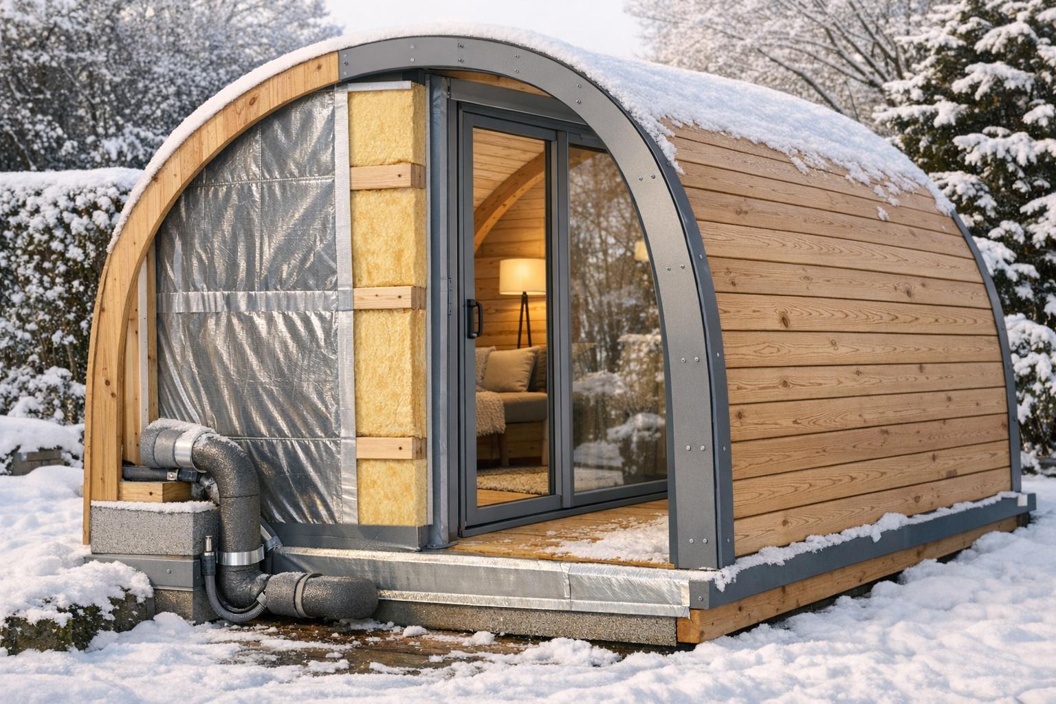 Thumbnail for: Isolation et Étanchéité : Comment Préparer Votre Pod Outdoor pour le Froid