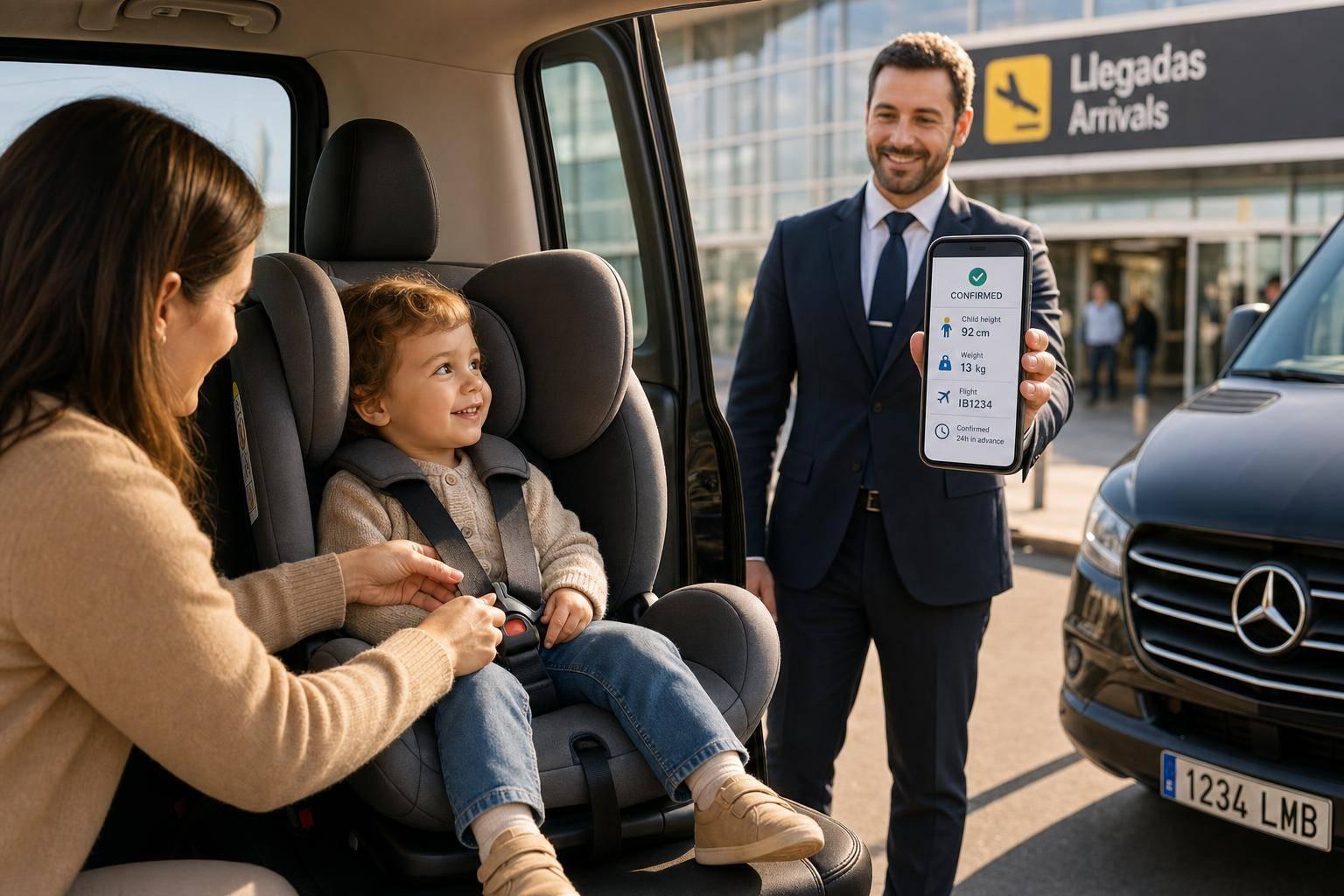 How to Add Child Seat to Transfer