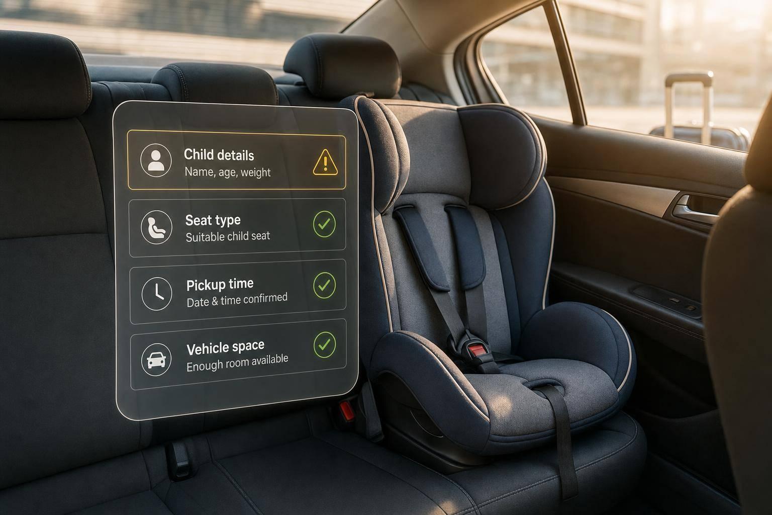 Why Child Seat Request Fails on Transfer Booking