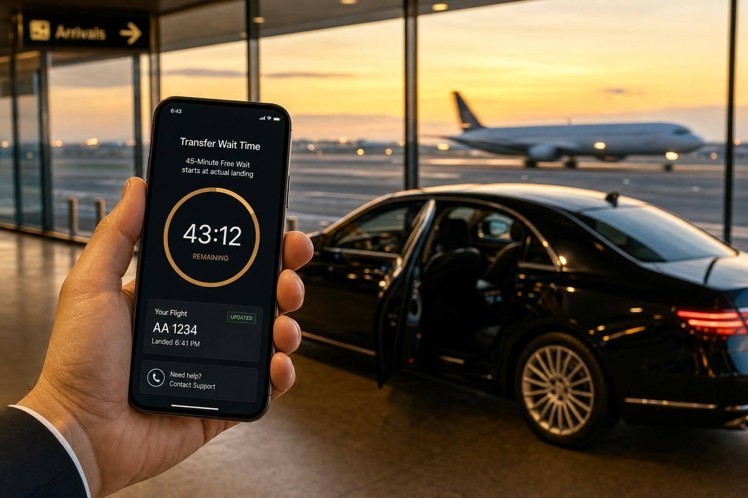 Private Transfer Wait Time After Flight Delay