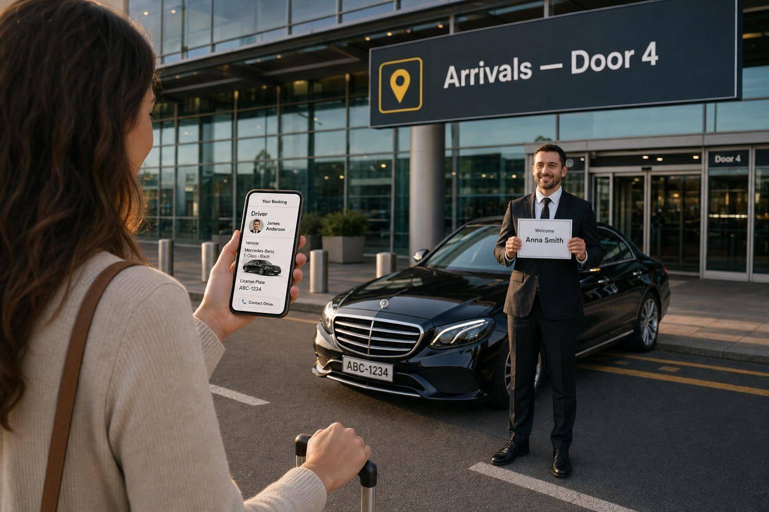 Where to Meet Driver at Airport Terminal