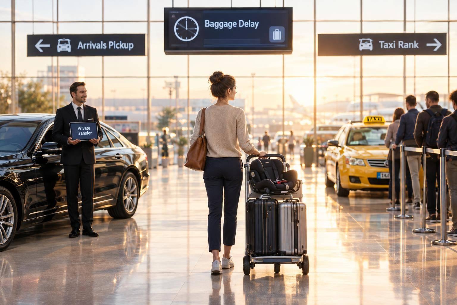 Private Transfer vs Taxi for Baggage Delays