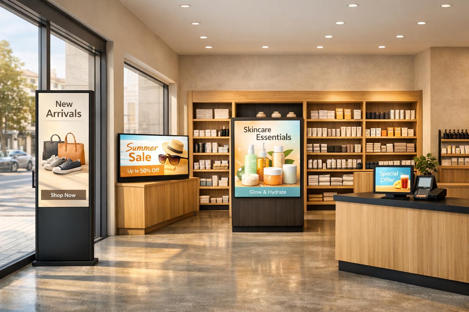 Best Spots for Digital Screens in Stores