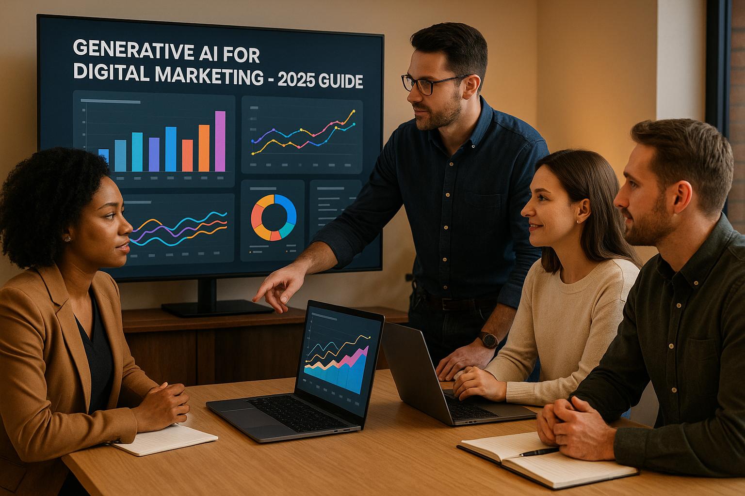 Thumbnail for: Generative AI for Digital Marketing  -  2025 Guide