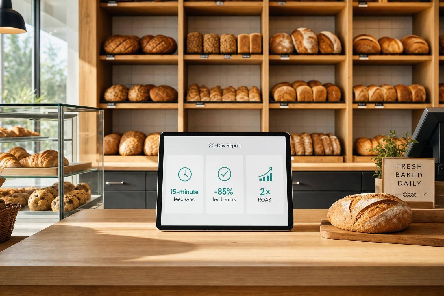 We Gave a Bakery a Product Feed Agent. Here Is the 30-Day Report.