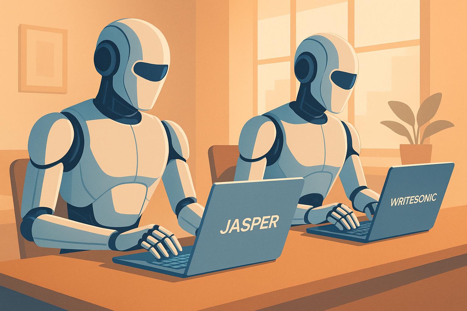 Thumbnail for: Jasper vs. Writesonic: Blog Writing Tool Comparison