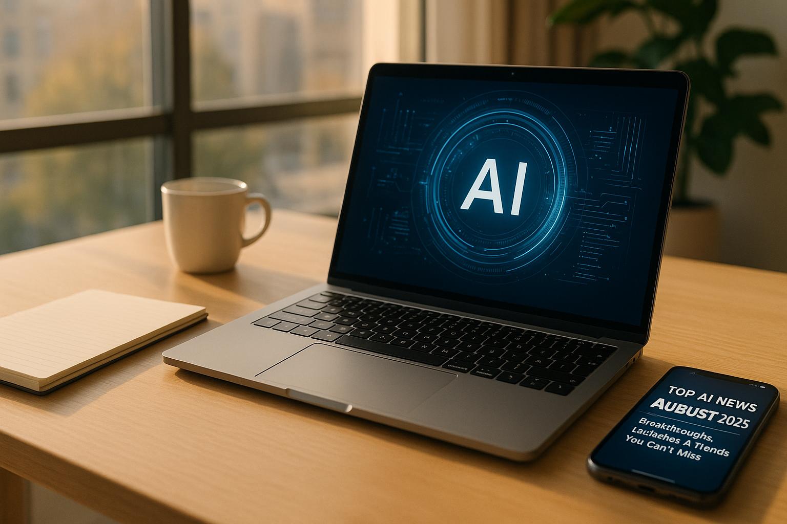 Thumbnail for: Top AI News for August 2025: Breakthroughs, Launches & Trends You Can’t Miss