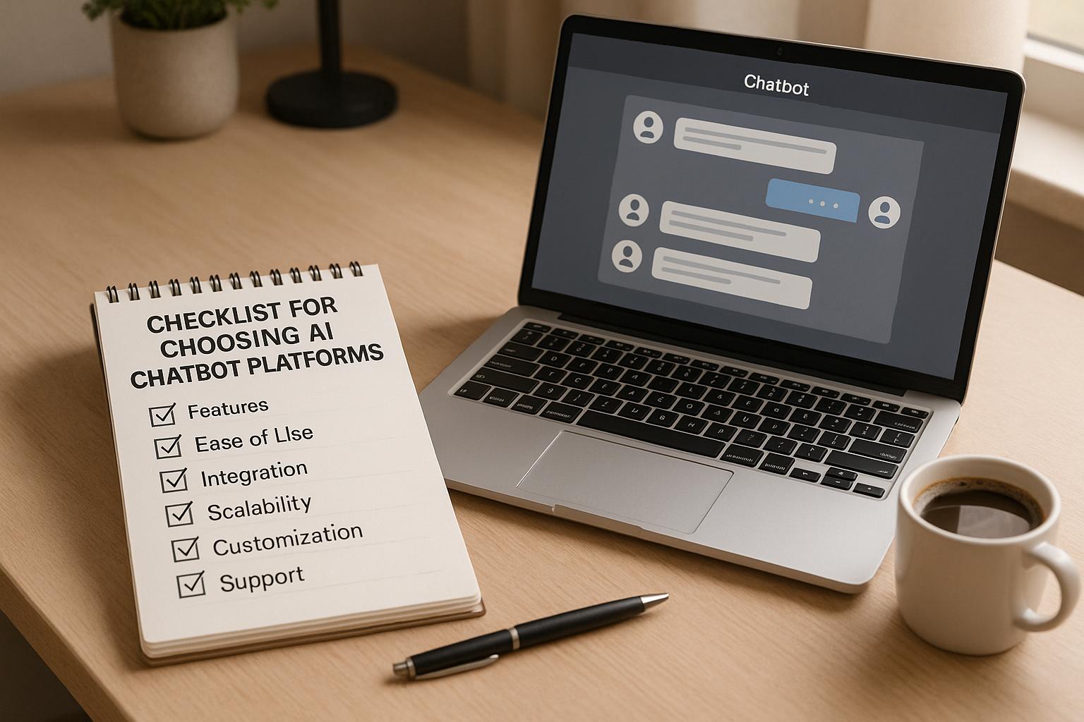 Thumbnail for: Checklist for Choosing AI Chatbot Platforms