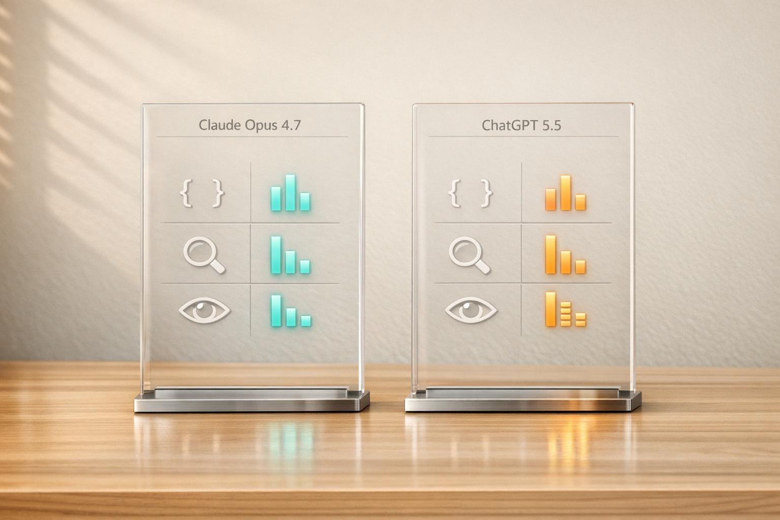 Claude Opus 4.7 vs ChatGPT 5.5 - Features & Full Review