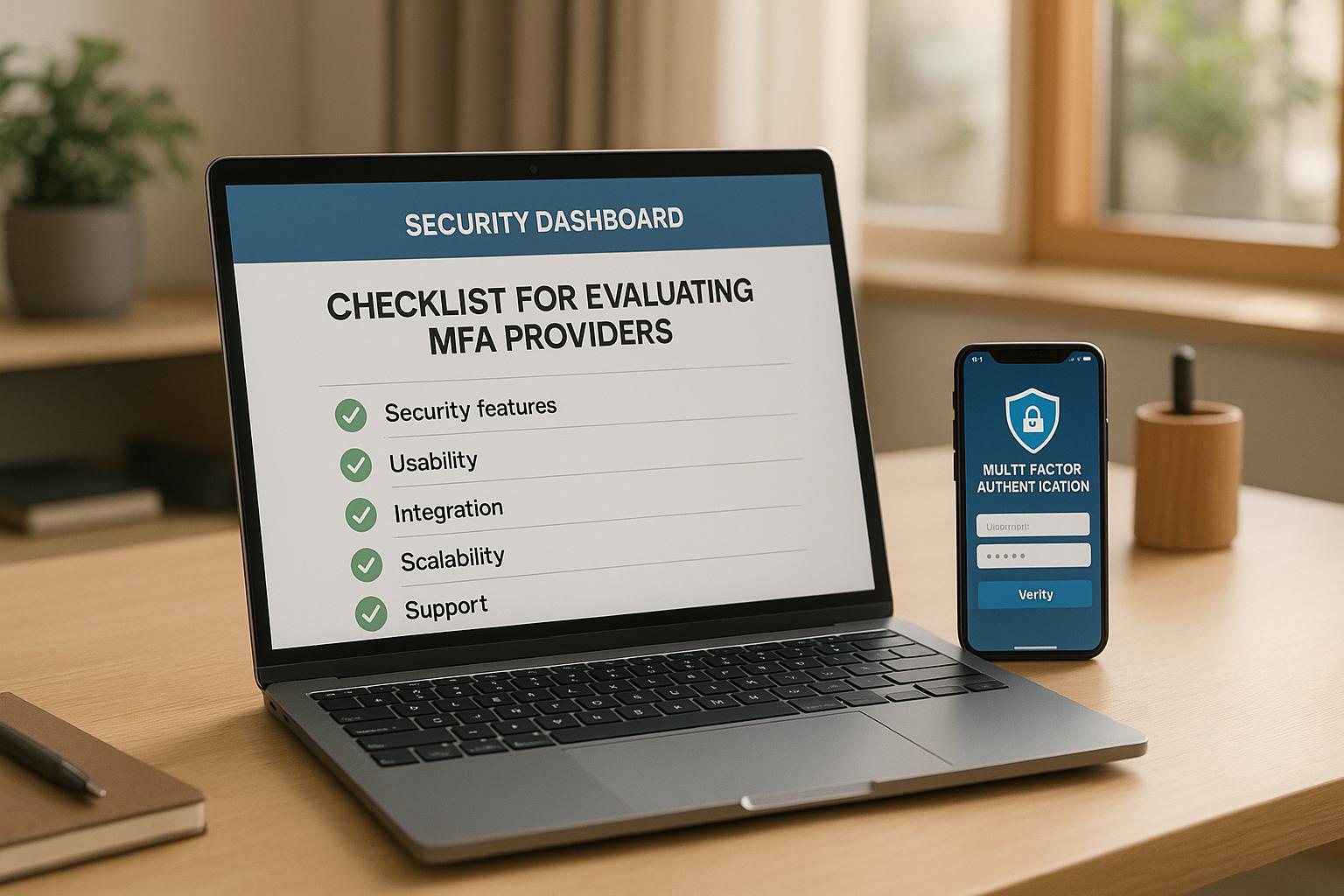 Thumbnail for: Checklist for Evaluating MFA Providers