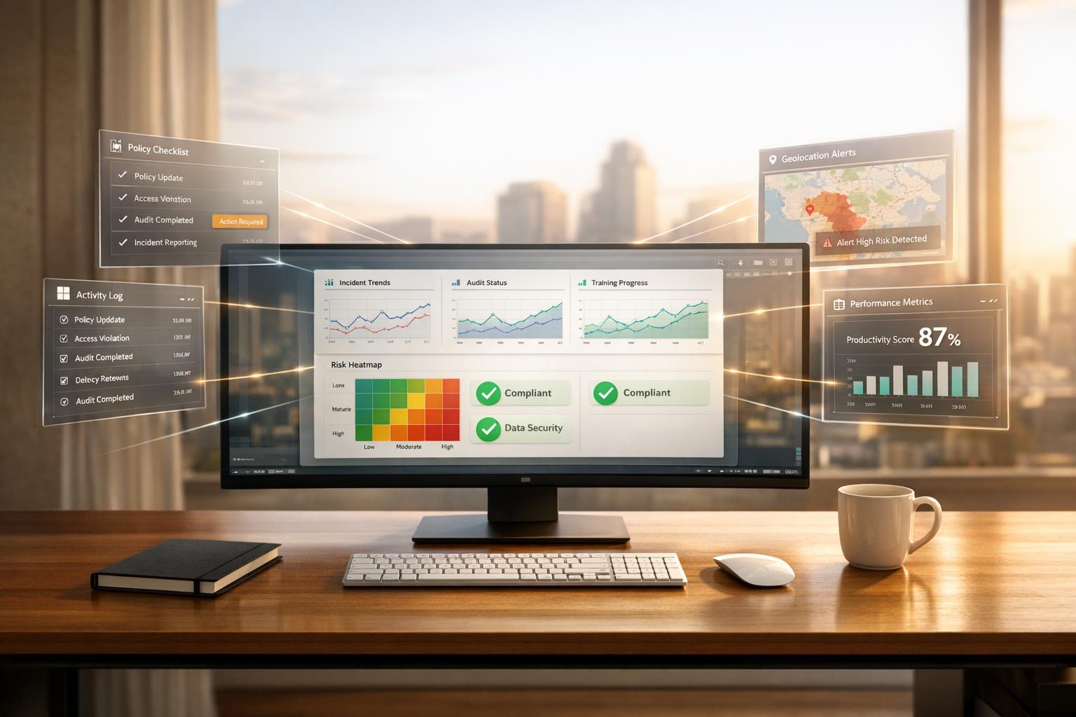 Thumbnail for: AI-Powered Compliance Dashboards Explained