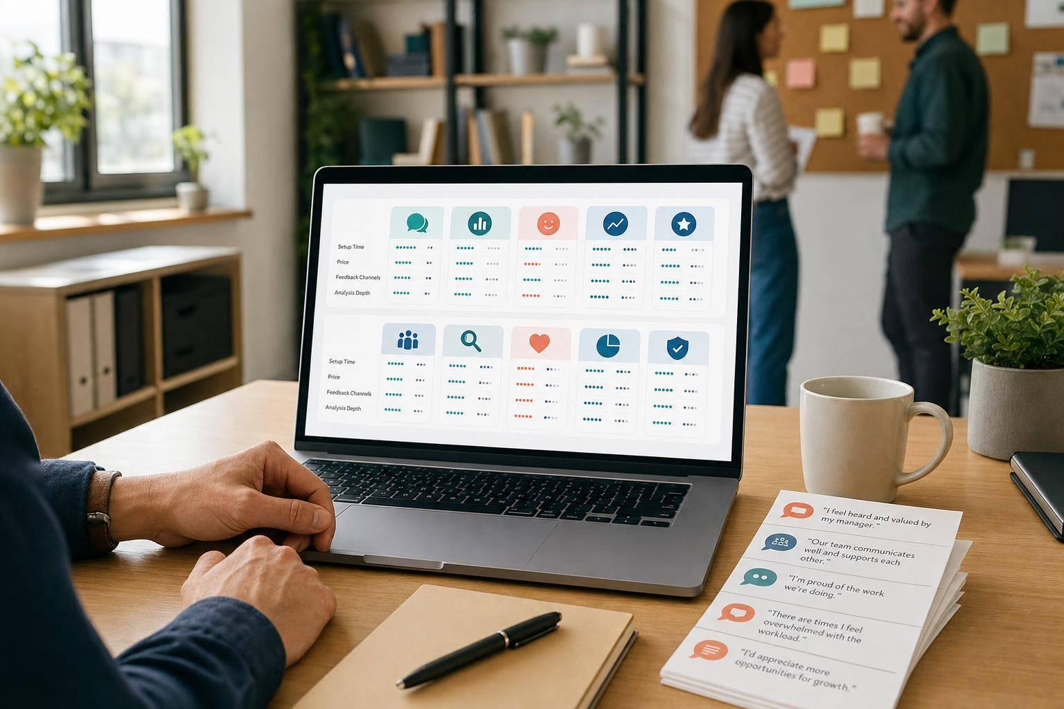 Thumbnail for: 10 Employee Sentiment Analysis Tools for SMEs