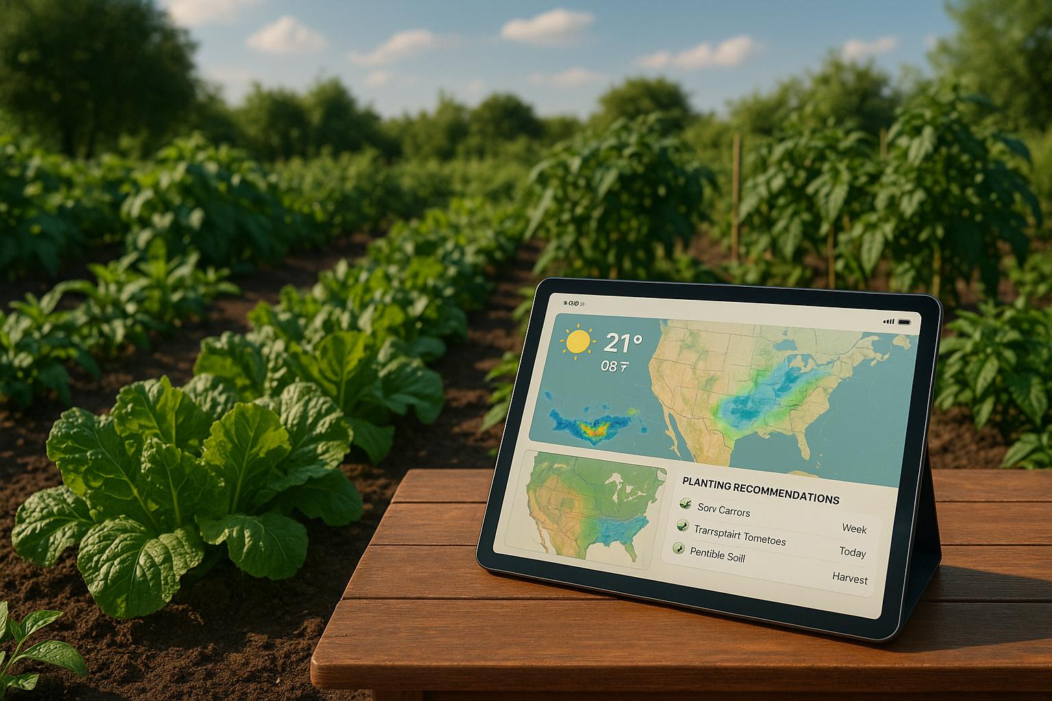 How AI Combines Climate Data for Planting