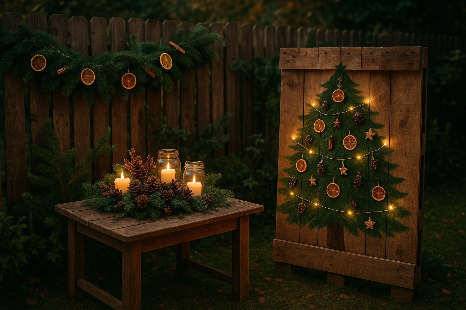 10 DIY Eco-Friendly Christmas Garden Decorations