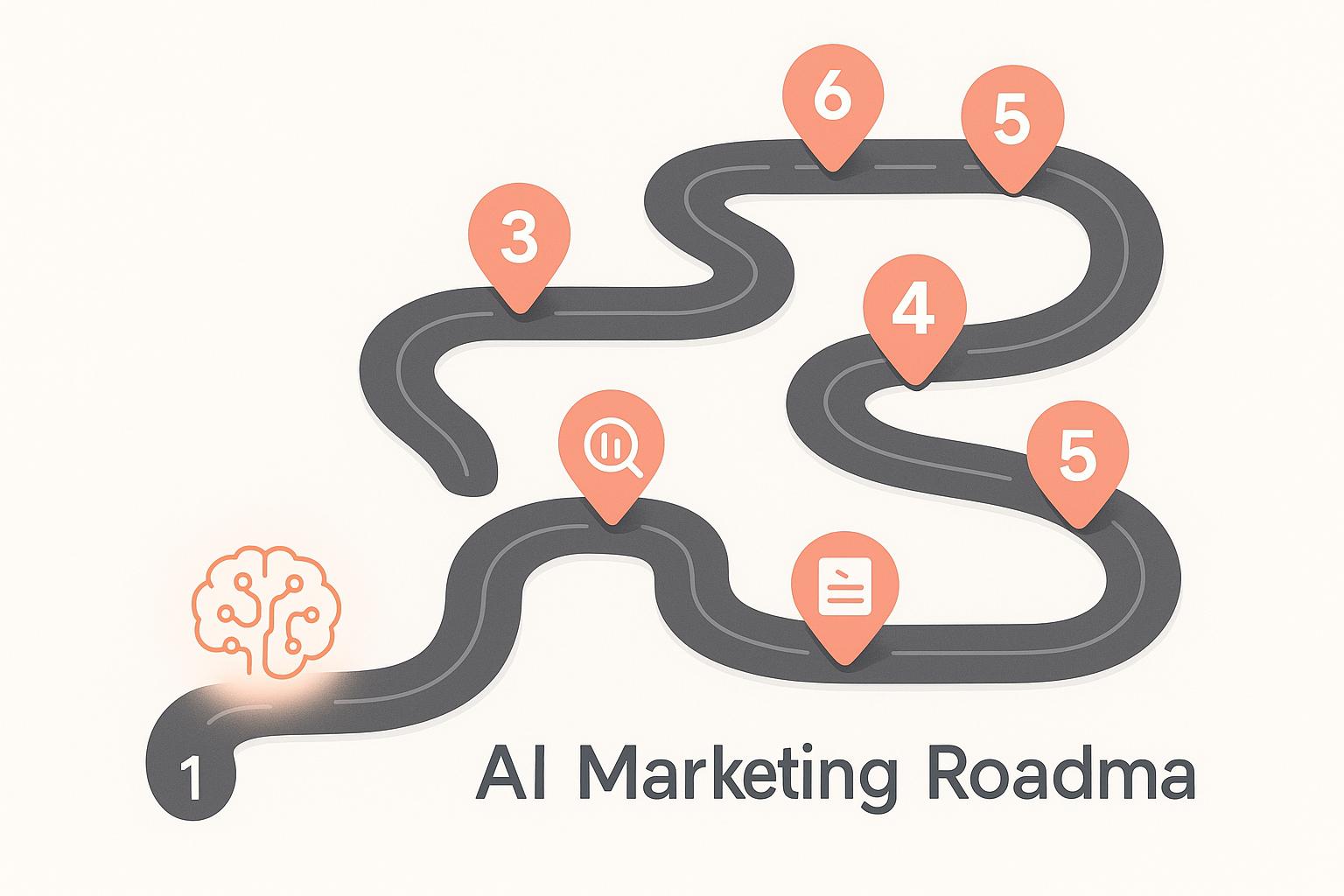 Thumbnail for: AI Marketing Roadmap: 7 Steps for Success