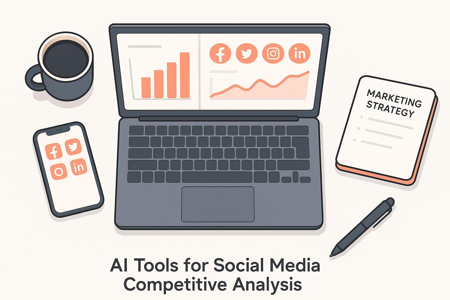 Thumbnail for: Top 10 AI Tools for Social Media Competitive Analysis