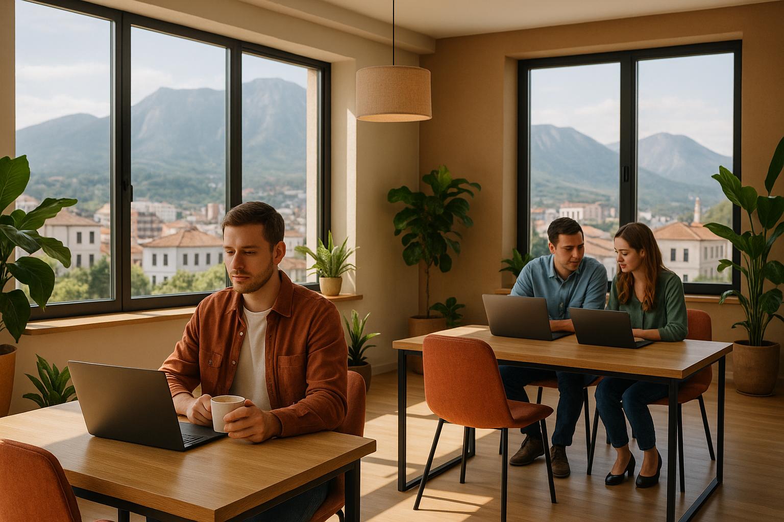 Thumbnail for: Coworking vs. Cafes: Workspaces in Albania