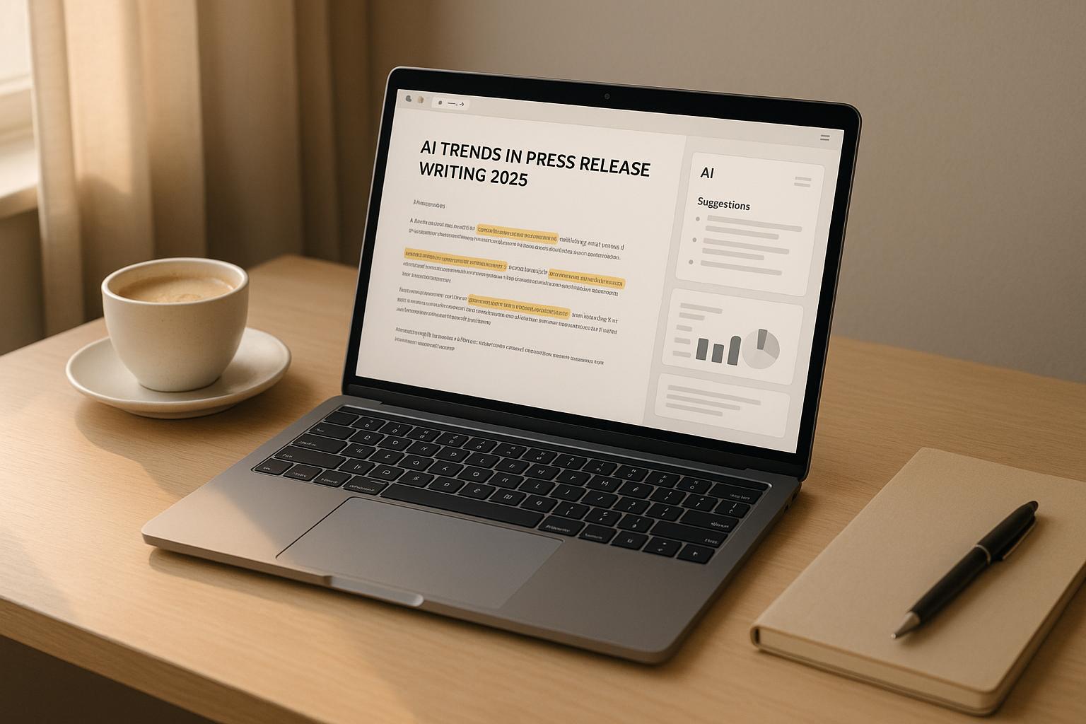 Thumbnail for: AI Trends in Press Release Writing 2025