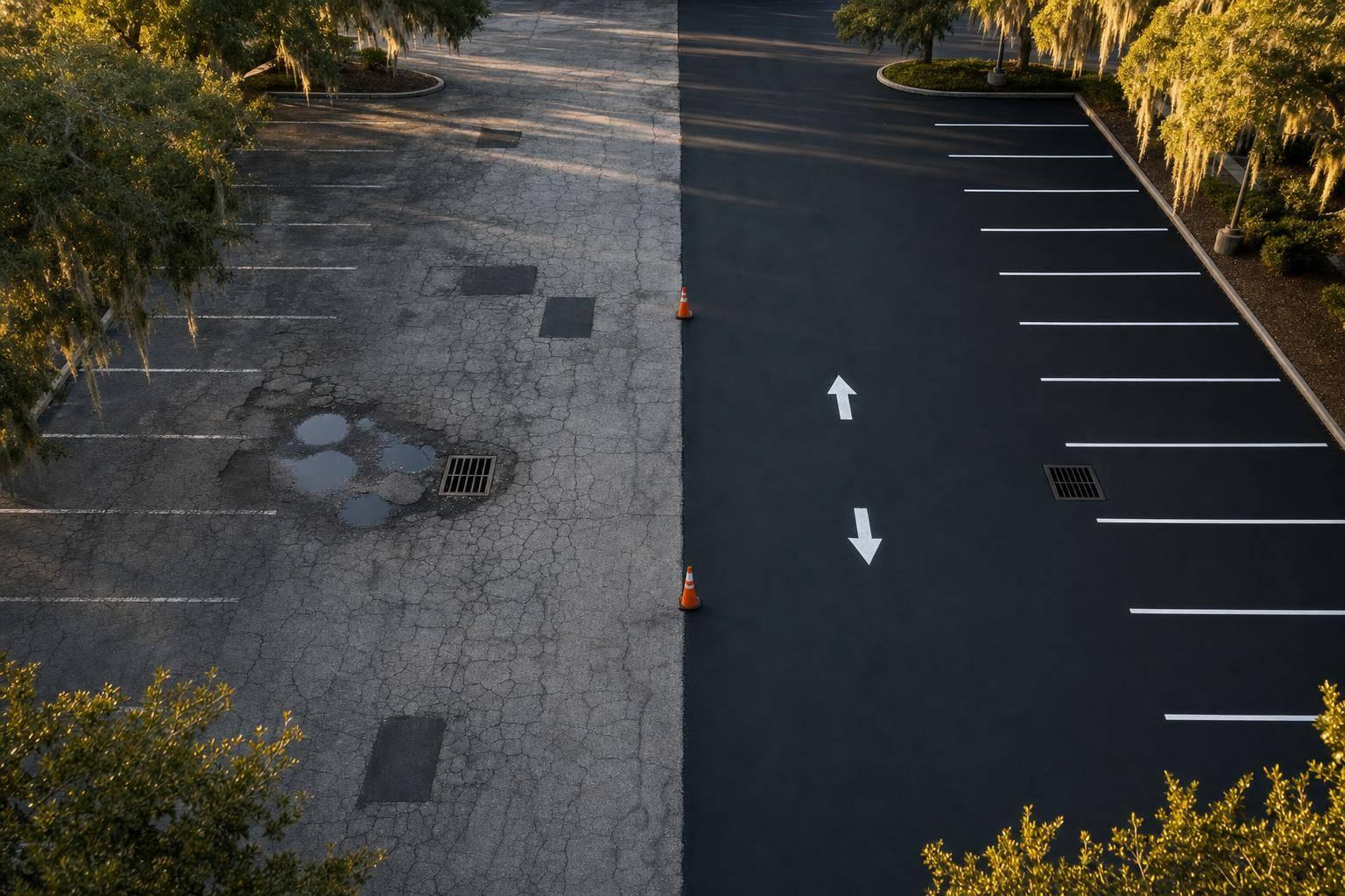 Patch vs. Full Resurface: When Is a Tallahassee Parking Lot Beyond Repair?