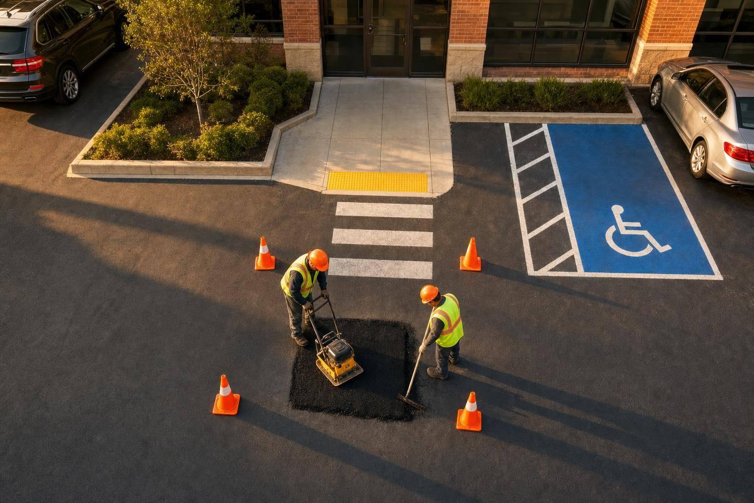Pothole Repair for Monticello Commercial Properties