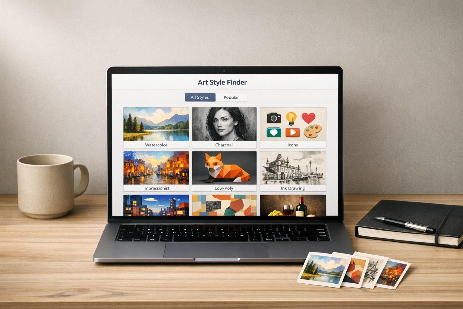 Thumbnail for: AI Art Style Finder