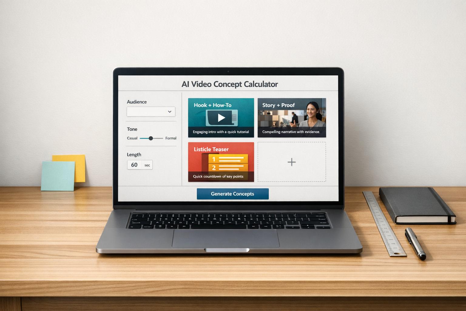 Thumbnail for: AI Video Concept Calculator