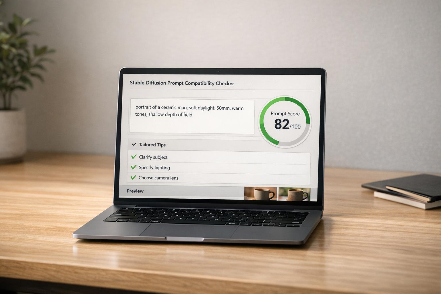 Thumbnail for: Stable Diffusion Prompt Checker