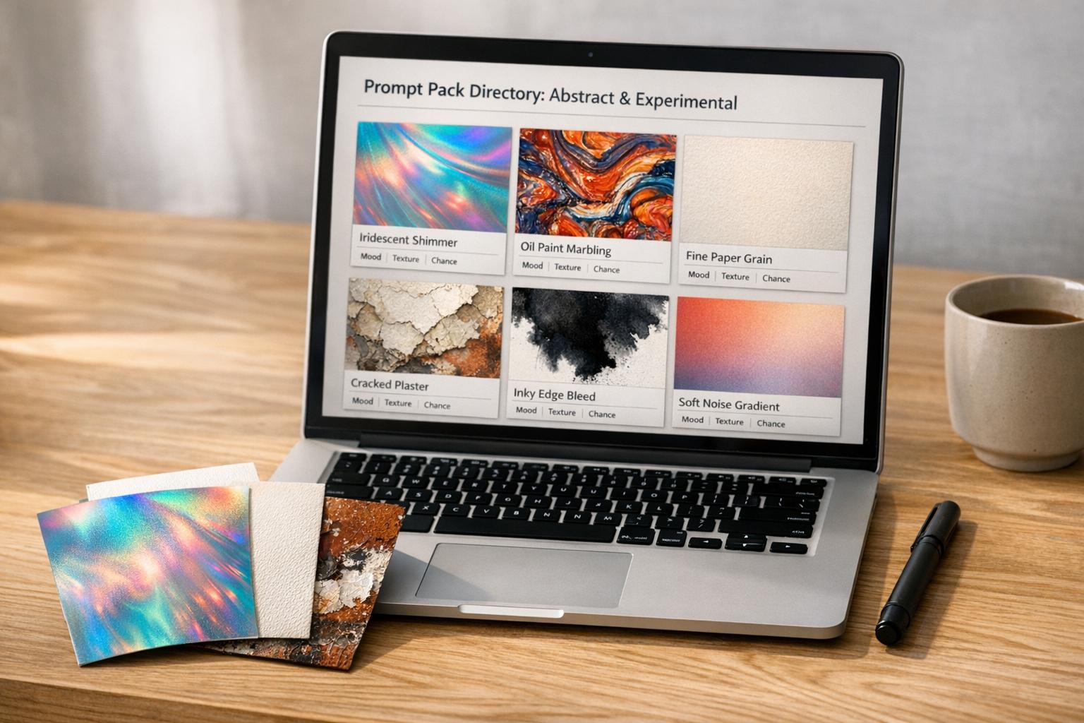 Thumbnail for: Abstract & Experimental AI Art Prompt Packs When You’re Stuck Creatively