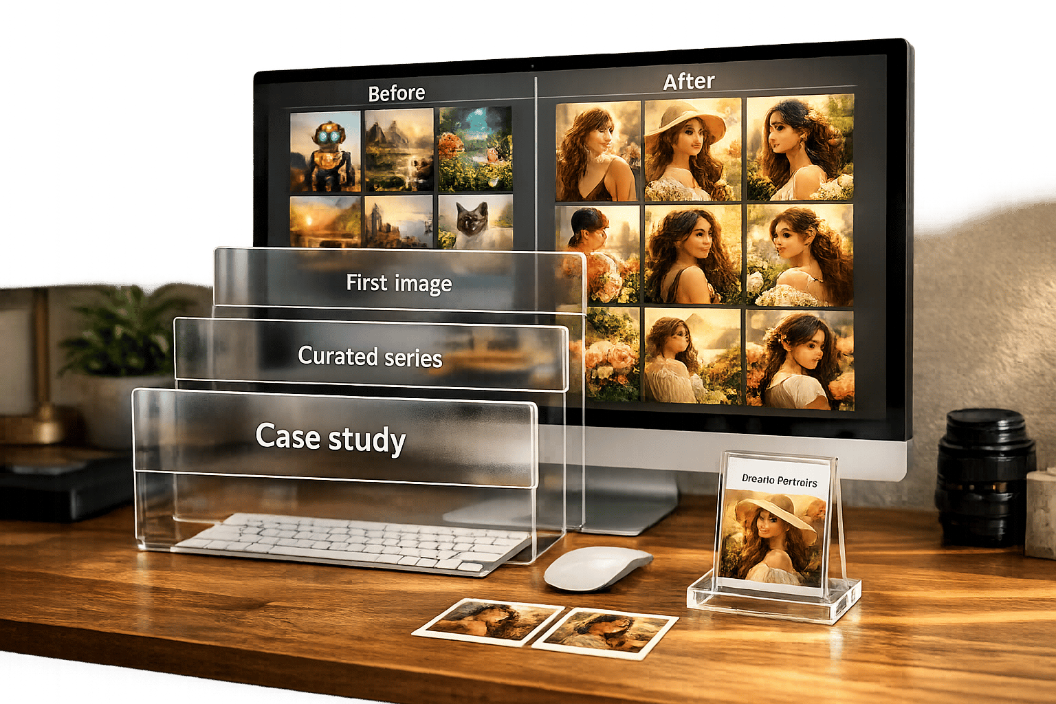 Thumbnail for: Building a Portfolio with AI Art Prompt Packs: From First Image to Case Study