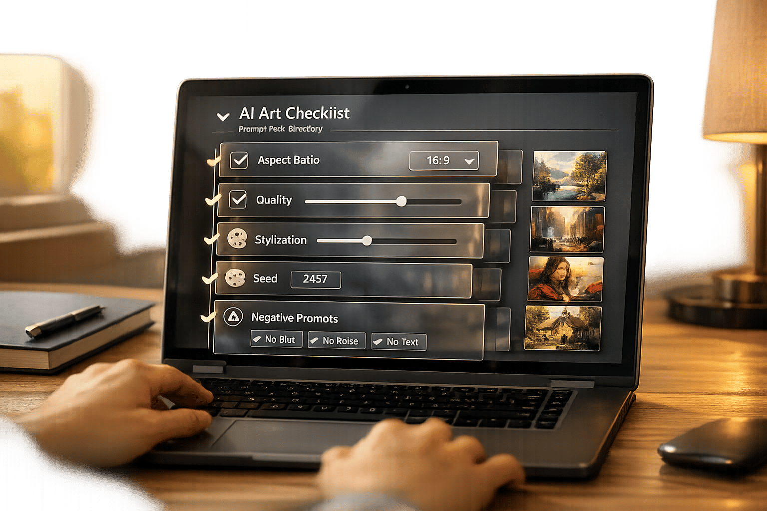 Thumbnail for: Checklist for Tuning AI Art Parameters