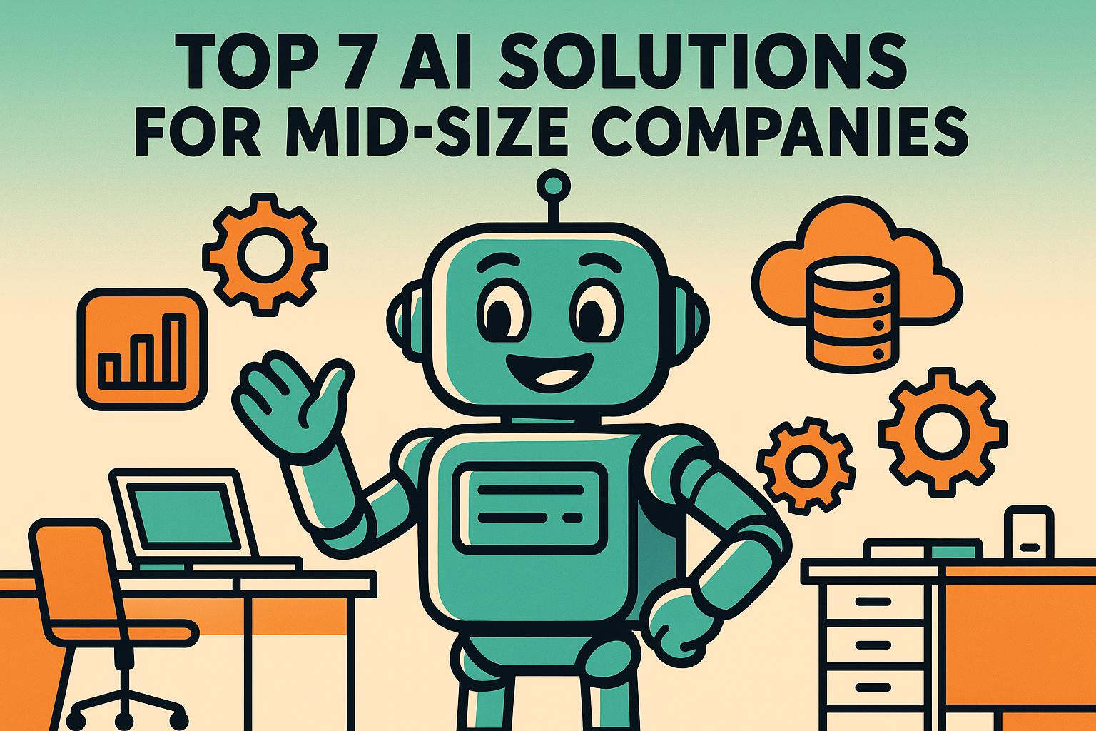 Top 7 AI Solutions for Mid-Size Companies