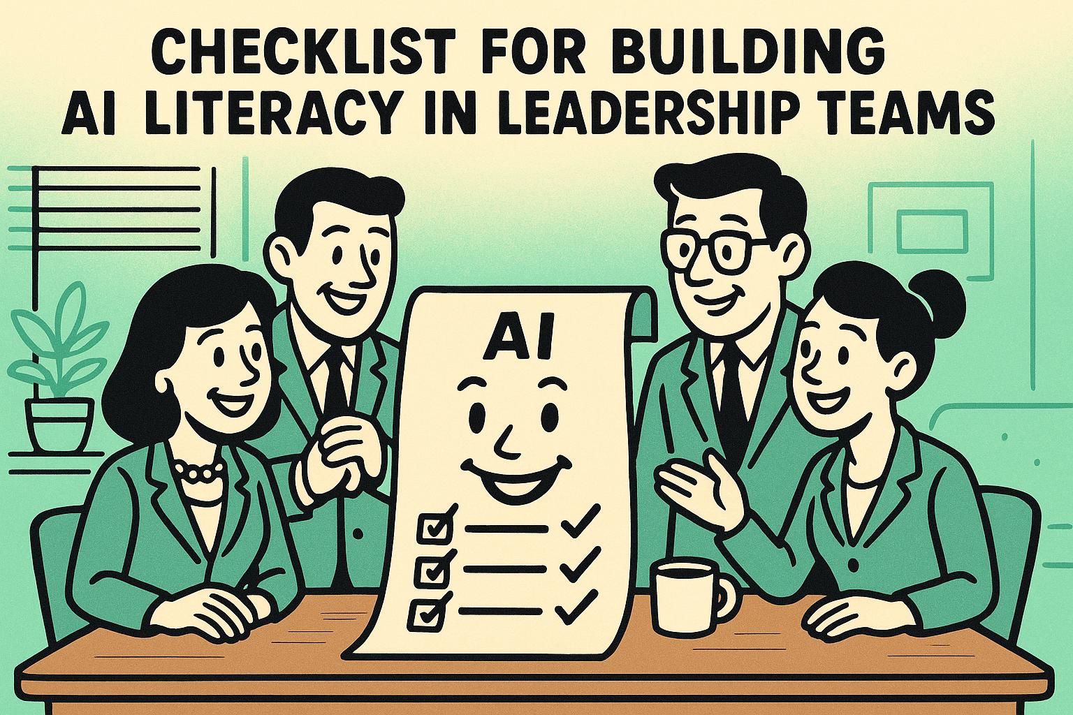 Checklist for Building AI Literacy in Leadership Teams