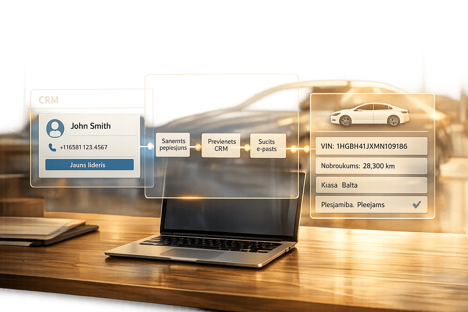 No-Code Automation for Auto Businesses: Connecting Zapier, CRM, and Vehicle Data