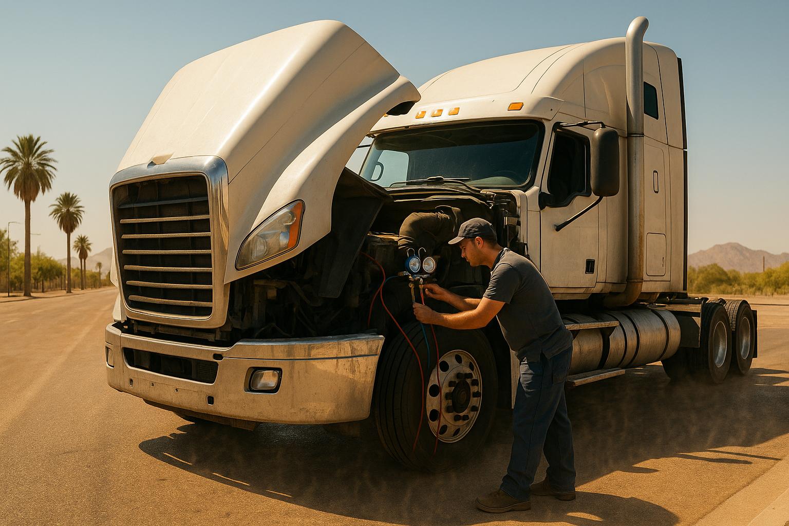 How Phoenix Heat Impacts Diesel Truck AC Systems