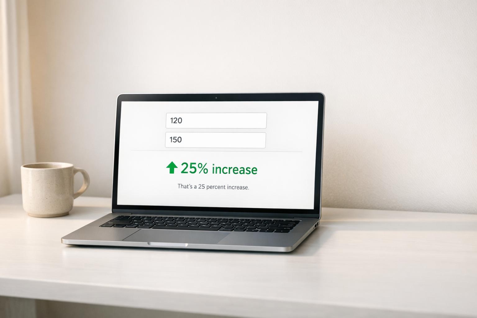 Thumbnail for: Percentage Increase Calculator That Just Works