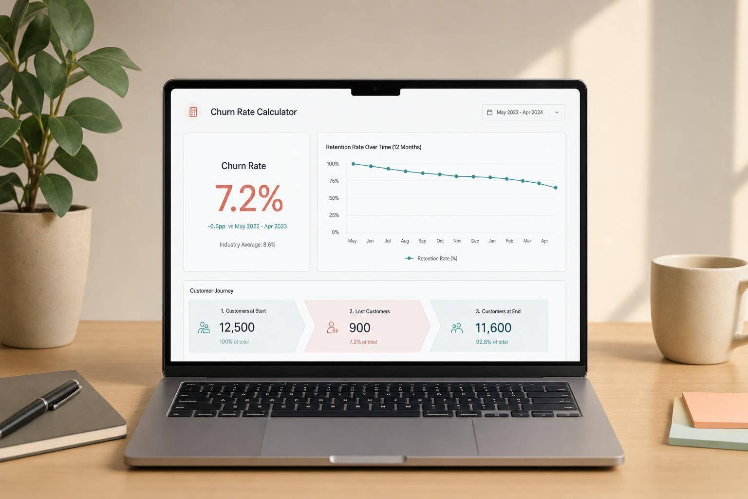 Thumbnail for: Churn Rate Calculator