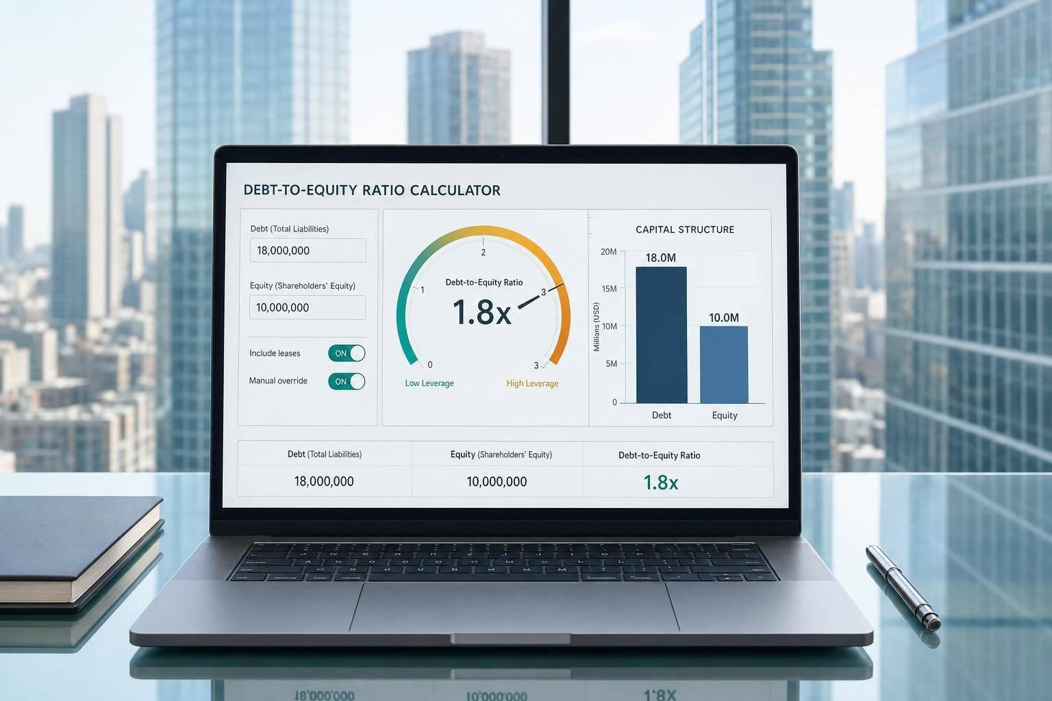 Thumbnail for: Debt to Equity Ratio Calculator