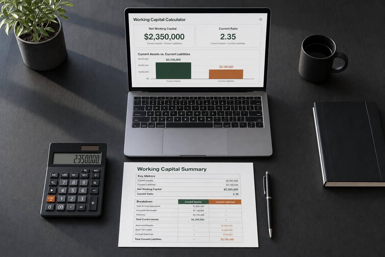 Thumbnail for: Working Capital Calculator