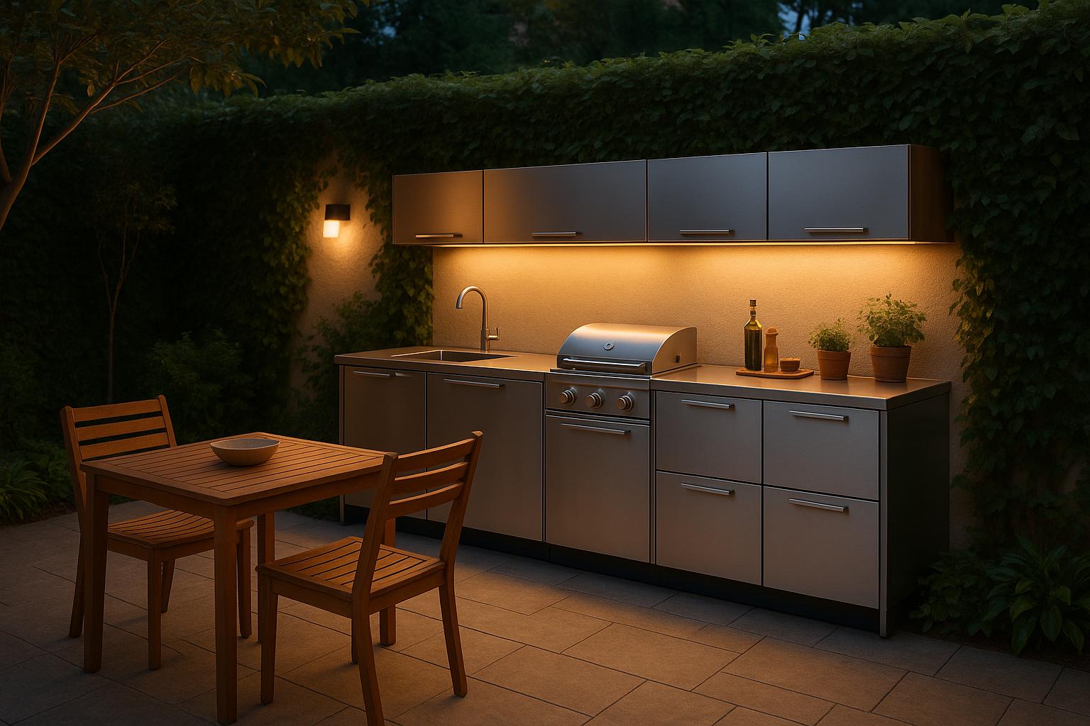 Thumbnail for: Comment Installer une Cuisine d’Extérieur Premium sans Travaux Majeurs ?