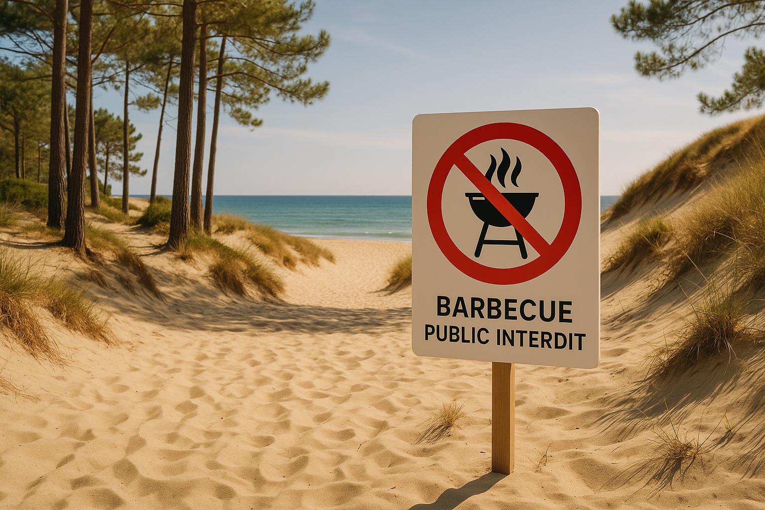 Thumbnail for: Barbecue public interdit au cap ferret