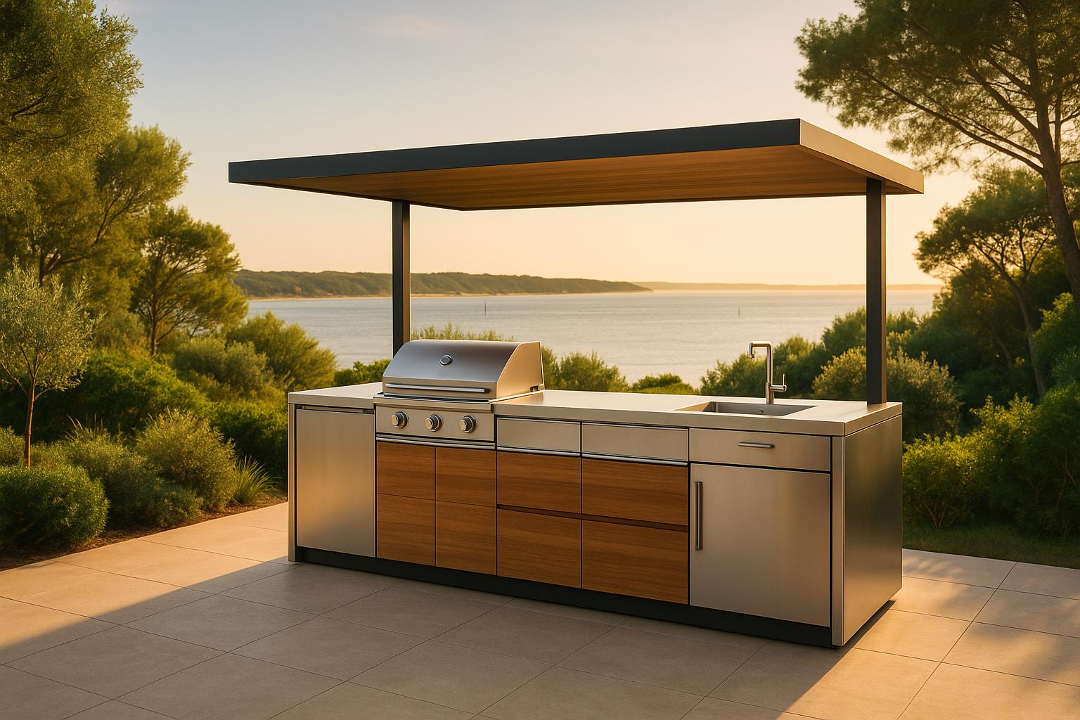 Thumbnail for: Pod de cuisine extérieure au Cap Ferret : Solution haut de gamme pour terrasses et villas du Bassin