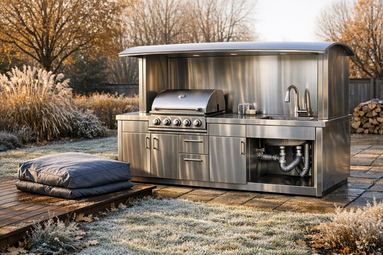 Thumbnail for: Pod de Cuisine Outdoor : Les Précautions à Prendre Avant l’Hiver