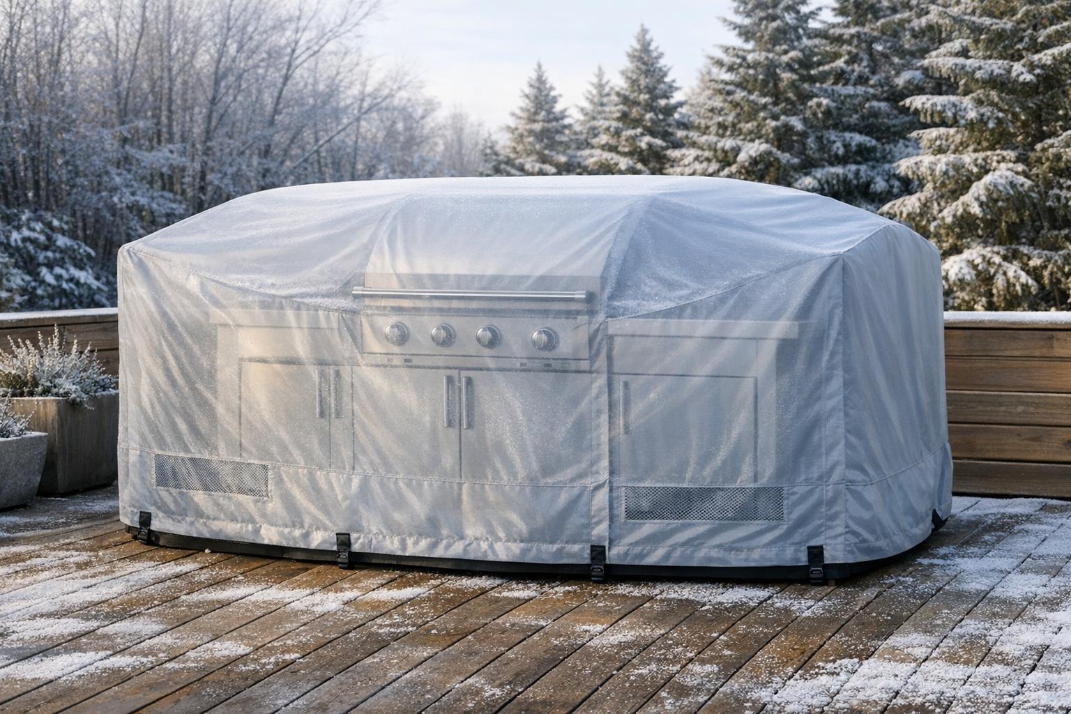 Thumbnail for: Comment Éviter l’Humidité dans un Pod de Cuisine Extérieure pendant l’Hiver