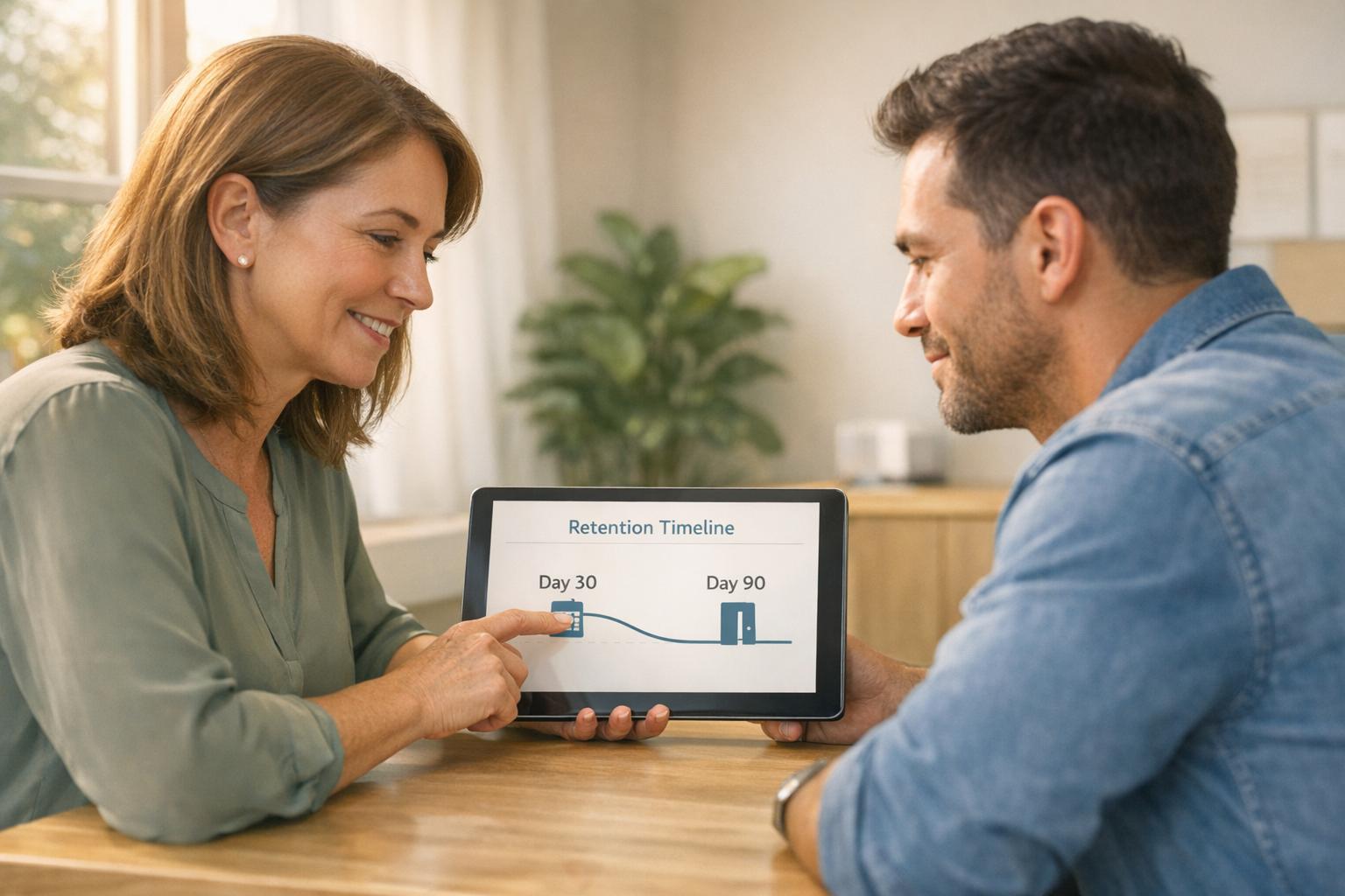 회복 프로그램의 유지율 분석 방법에 대한 특집 이미지