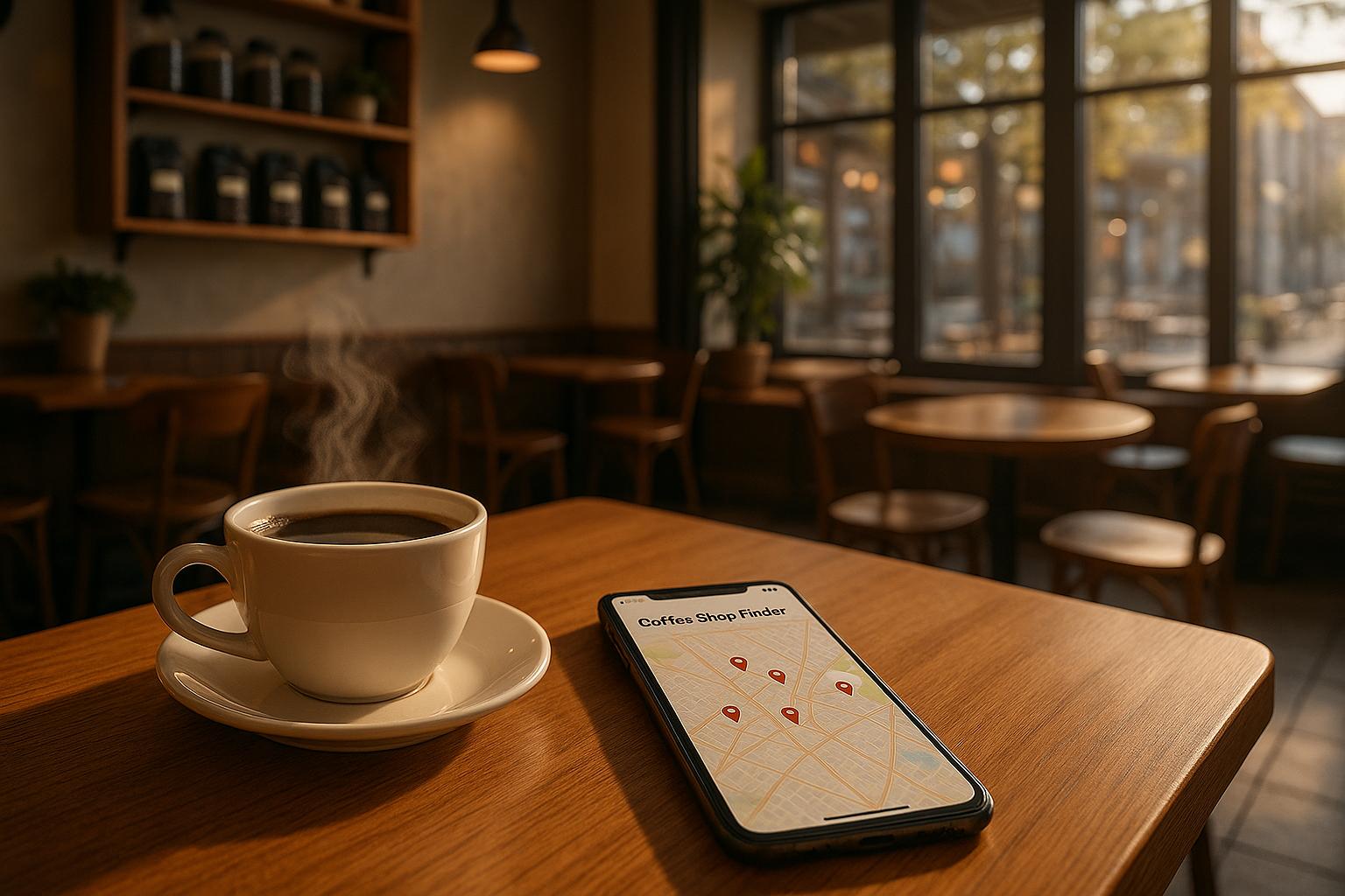 Thumbnail for: Coffee Shop Finder: Discover Nearby Cafes