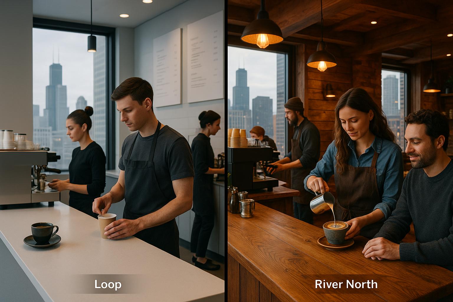 Thumbnail for: Loop vs. River North: Downtown Coffee Crawl Routes