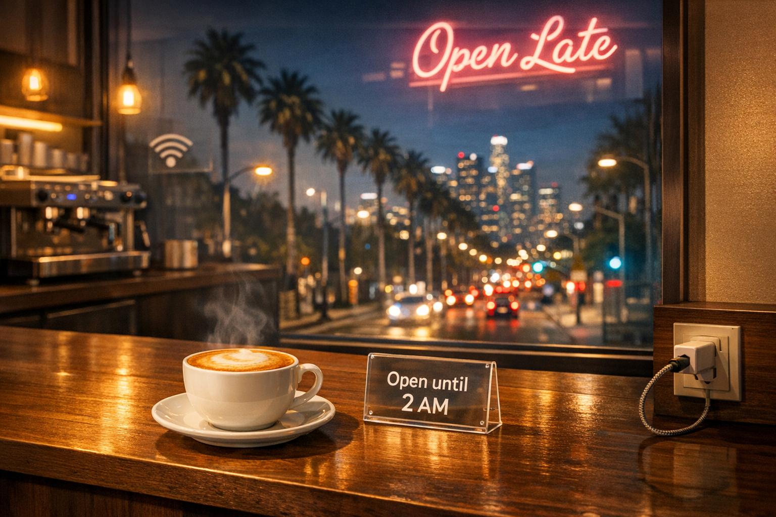 Thumbnail for: Coffee Shops Open Late in Los Angeles