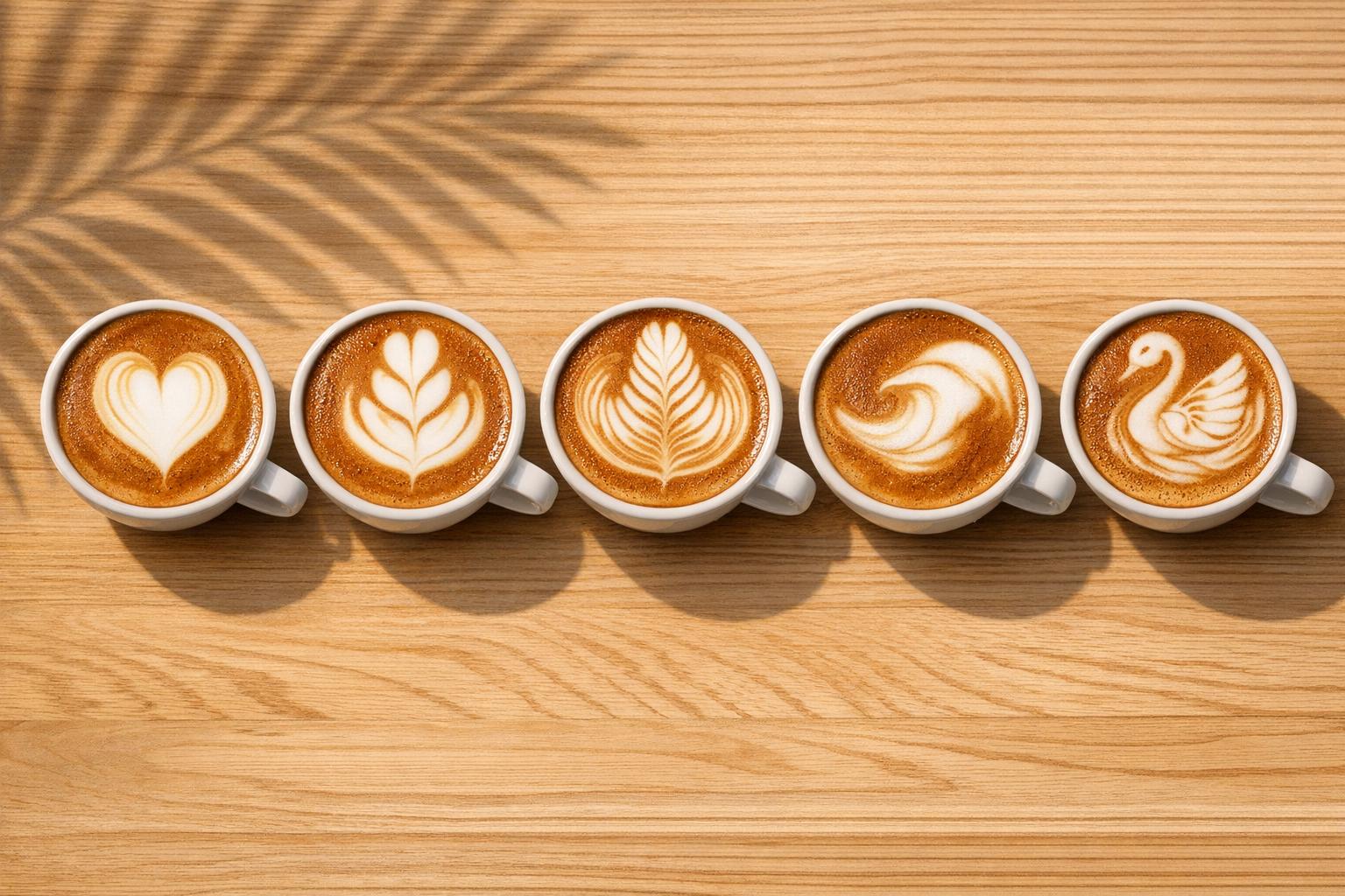 Thumbnail for: Comparing Latte Art Styles Across LA Cafes